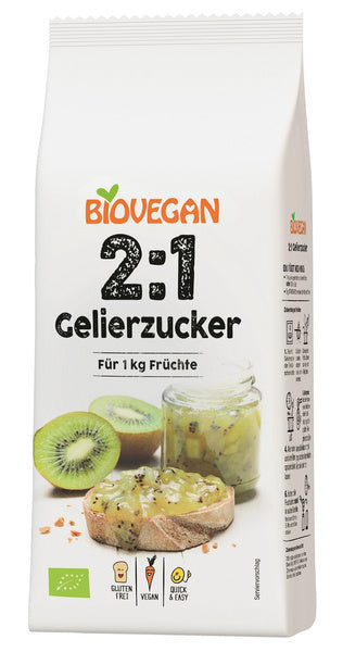 Cukier żelujący 2:1 bezglutenowy 500 g - Biovegan (EKO)