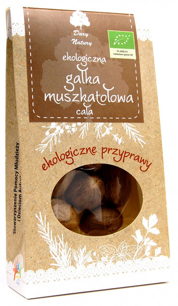 Gałka muszkatołowa cała 30 g - Dary Natury (EKO)