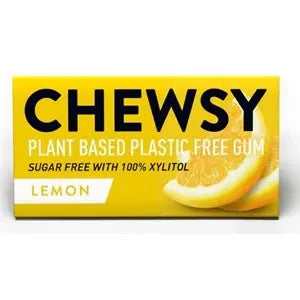 Guma do żucia z ksylitolem cytrynowa (10 szt.) 15 g - Chewsy