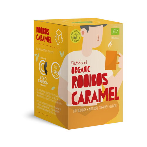 Herbatka rooibos karmelowa rooibos caramel 20 szt. 30 g - DIET-FOOD (EKO)