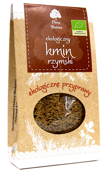 Kmin rzymski nasiona 30 g - Dary Natury (EKO)