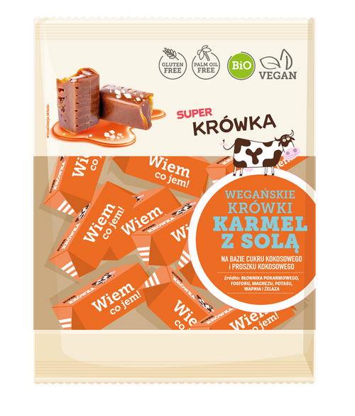 Krówki słony karmel bezmleczne bezglutenowe 150 g - Me Gusto (EKO)