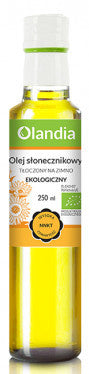Olej słonecznikowy tłoczony na zimno 250 ml - Olandia (EKO)