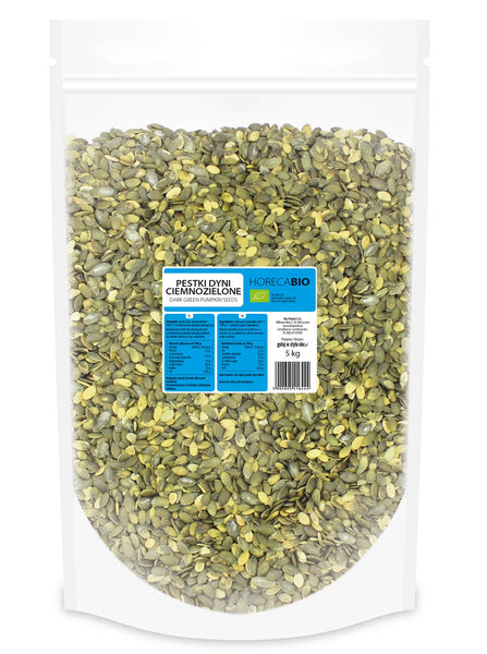 Pestki dyni ciemnozielone 5 kg - Horeca (EKO)