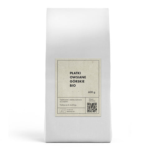 Płatki owsiane górskie 600 g - The Planet (EKO)