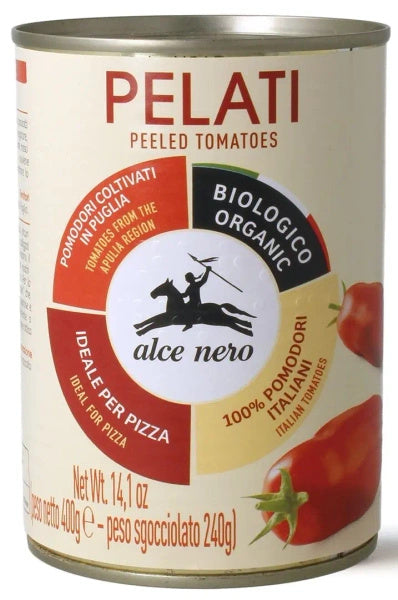 Pomidory pelati bez skóry 400 g - Alce Nero (EKO)