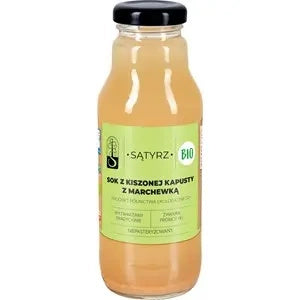 Sok z kapusty kiszonej z marchewką 300 ml - Sątyrz (EKO)
