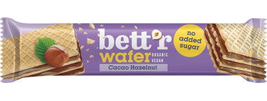 Wafelek z kremem orzechowo kakaowym bez dodatku cukru 30 g - Bett'R (EKO)