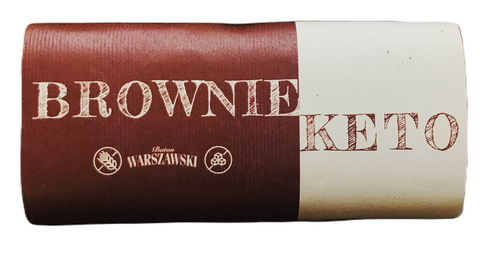 Baton brownie KETO bezglutenowy 50 g - Baton Warszawski
