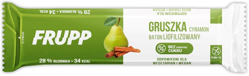 Baton frupp liofilizowany gruszka cynamon bezglutenowy 10 g - Celiko