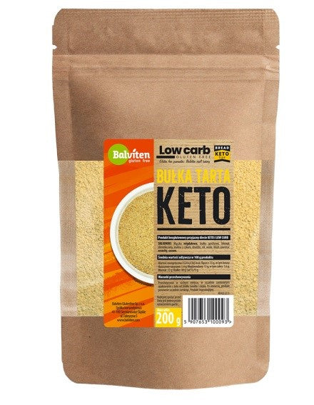 Bułka tarta KETO bezglutenowa 200 g - Balviten