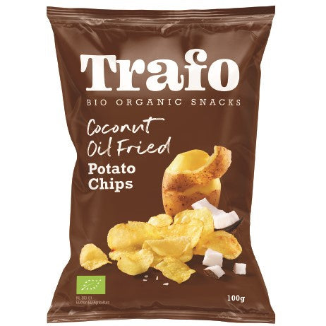Chipsy ziemniaczane smażone na oleju kokosowym 100 g - Trafo (EKO)