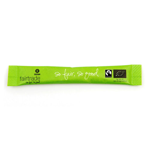 Cukier trzcinowy w saszetkach fair trade 1000 szt. 4000 g - Oxfam (EKO)