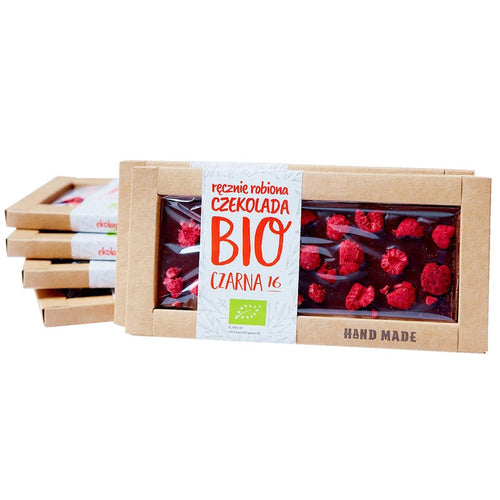 Czekolada deserowa z malinami 53 g - Cukiernia Staropolska (EKO)