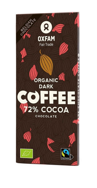 Czekolada gorzka z ziarnami kawy fair trade 100 g - Oxfam (EKO)