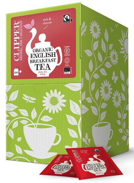 Herbata english breakfast fair trade 250 szt. 550 g - Clipper (EKO)