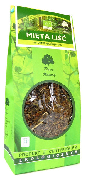Herbatka liść mięty 100 g - Dary Natury (EKO)