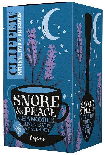 Herbatka z melisą i lawendą snore & peace 20 szt. 30 g - Clipper (EKO)