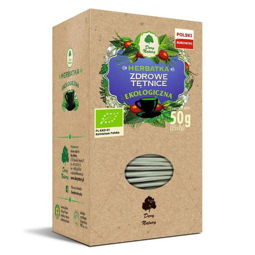 Herbatka zdrowe tętnice 25 szt. 50 g - Dary Natury (EKO)