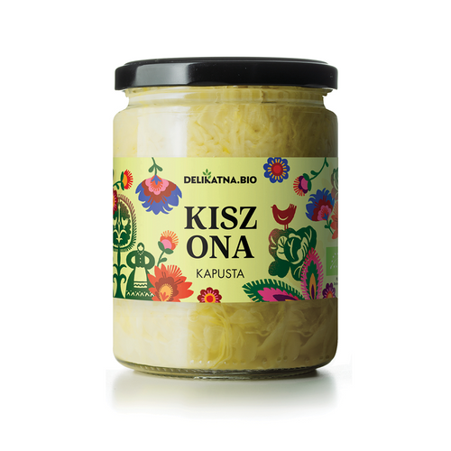 Kapusta kiszona 540 g (500 g) - Delikatna (EKO)
