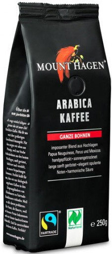 Kawa ziarnista arabica 100 % fair trade 250 g - Mount Hagen (EKO)