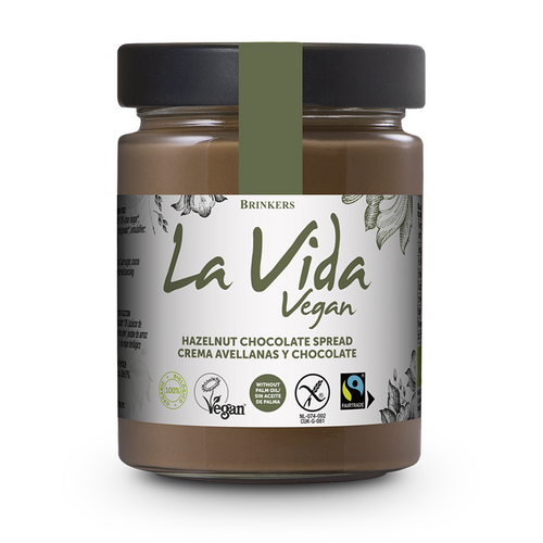 Krem czekoladowo orzechowy bezglutenowy fair trade 270 g - La Vida (EKO)