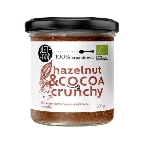 Krem orzechowo kakaowy 300 g - DIET-FOOD (EKO)