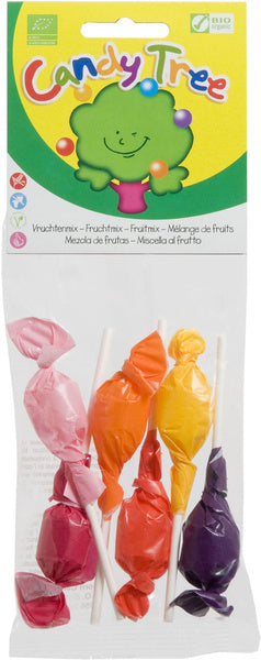 Lizaki okrągłe mix bezglutenowe 6 szt. 60 g - Candy Tree (EKO)
