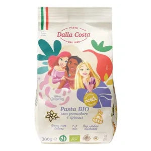 Makaron dla dzieci księżniczki disneya semolinowy trójkolorowy disney princess 300 g - Dalla Costa (EKO)