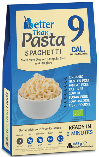 Makaron konjac spaghetti bezglutenowy 385 g (300 g) - Better Than Foods (EKO)