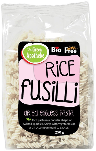 Makaron świderki fusilli ryżowy bezglutenowy 250 g - Apotheke (EKO)