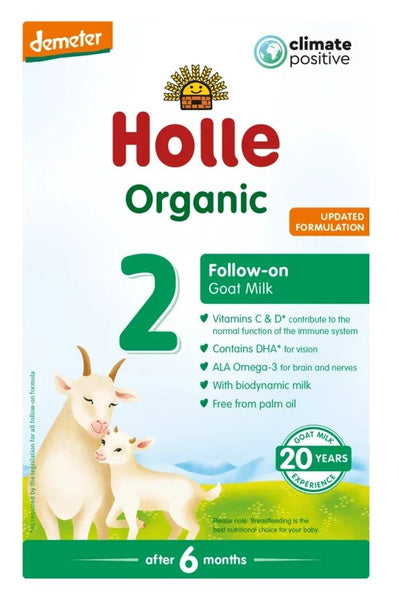 Mleko następne kozie 2 dla niemowląt od 6 msc. 400 g - Holle (EKO)