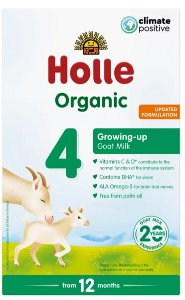 Mleko następne kozie 4 dla kiemowląt od 12 msc. 400 g - Holle (EKO)
