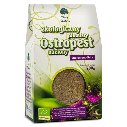 Ostropest plamisty mielony 200 g - Dary Natury (EKO)