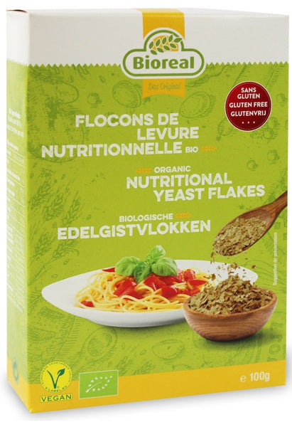 Płatki drożdżowe nieaktywne bezglutenowe 100 g - Bioreal (EKO)