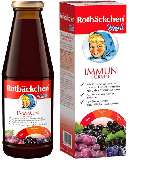 Sok wieloowocowy NFC z cynkiem wit. C i D3 450 ml - Rotbackchen
