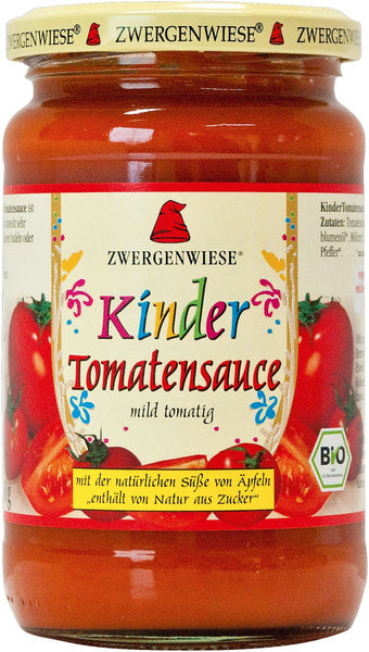 Sos pomidorowy dla dzieci bezglutenowy 340 ml - Zwergenwiese (EKO)