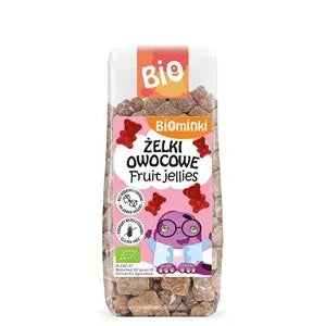 Wegańskie żelki bez żelatyny owocowe bezglutenowe 150 g - Biominki (EKO)