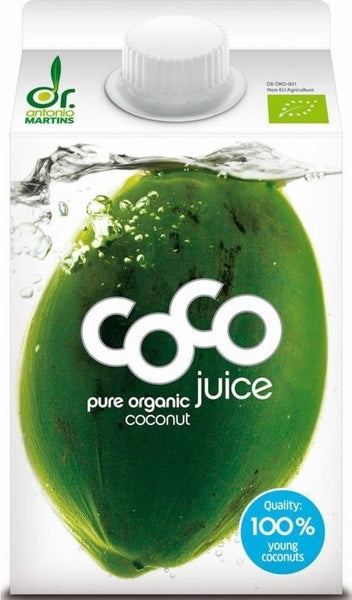 Woda kokosowa naturalna 500 ml - COCO (EKO)