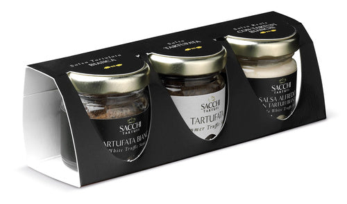 Zestaw sosów z truflą 3 szt. 90 g - Sacchi Tartufi
