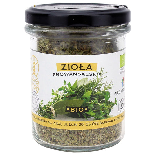 Zioła prowansalskie bezglutenowe 30 g - Pięć Przemian (EKO)